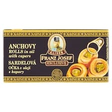 Franz Josef Kaiser Exclusive Sardelová očka v oleji s kapary 45g