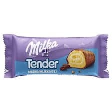 Milka Tender milk plněná roláda mléčnou náplní máčená v mléčné čokoládě 37 g
