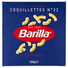 Barilla Coquillettes semolinové těstoviny sušené 500g