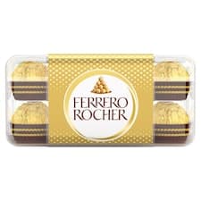 Ferrero Rocher Oplatky s polevou z mléčné čokolády a drcenými lískovými oříšky 16 ks 200g