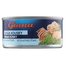 Giana Tuňák kousky ve vlastní šťávě 170g
