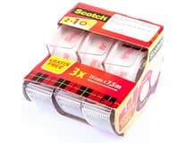 Scotch Páska lepicí tape Crystal 19 mm x 7,5 m 2 + 1 ks