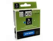 DYMO Páska Letratag 12mm/7m černá na bílé 1 ks