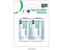 aro Baterie alkalické LR20 typ D 2 ks