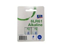 aro Baterie alkalické 9V 6LR61 2 ks