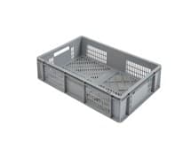 METRO PROFESSIONAL Euro přepravka 60 x 40 x 17 cm děrovaná šedá 1 ks