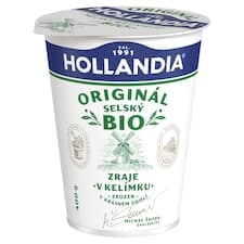Hollandia Bio selský jogurt bílý s kulturou BiFi 400g