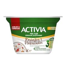ACTIVIA Snídaně s vlákninou Jablko 170g