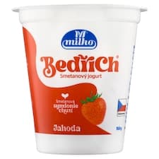 Milko Bedřich Smetanový jogurt jahoda 150g