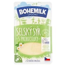 Bohemilk Selský sýr s probiotiky plátky 100g