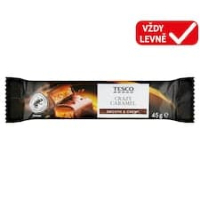 Tyčinka s nugátem a karamelem v mléčné čokoládě 45g