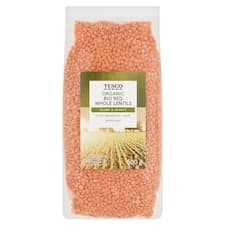 Bio červená čočka loupaná drobnozrnná 500g