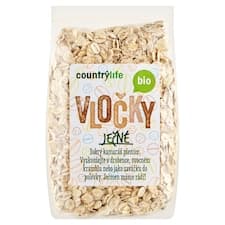Country Life Bio vločky ječné 250g