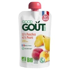 Good Gout Bio broskev s hruškou 120g