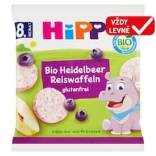 HiPP Bio borůvkové rýžové oplatky 30g