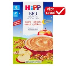 HiPP Bio mléčná kaše ovesná - jablečná na dobrou noc 250g