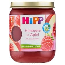 HiPP Bio jablko a maliny 160g
