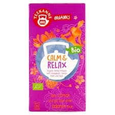 TEEKANNE Bio, Calm & Relax, bio bylinný čaj, 20 sáčků, 36g