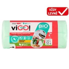 Vigo Bio pytle na odpad s uchy 44 x 59 cm 20 l 10 ks