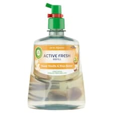 Air Wick Active Fresh Náplň na vodní bázi do automatického difuzéru vanilka a bambucké máslo 228ml