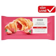 Croissant s jahodovou náplní 60g