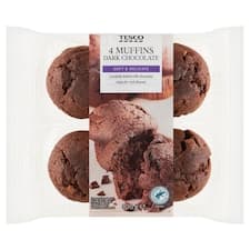Kakaové muffiny s kousky čokolády 4 ks 300g
