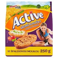 Bona Vita Active Křehké rohlíčky se špaldovou moukou 250g