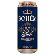 Krušovice Bohém pivo ležák světlý 0,5l