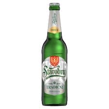 Starobrno Tradiční světlé výčepní lahev 0,5l