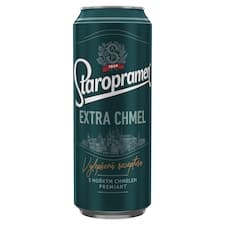 Staropramen Extra chmel pivo ležák světlý 0,5l