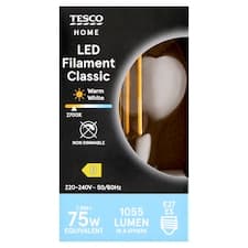 Home LED žárovka 7,8W E27 teplé bílé světlo 1 ks