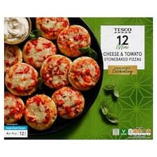 Pizza pečená v kamenné peci se sýrem mozzarella a rajčaty 12 ks 360g
