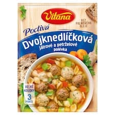 Vitana Poctivá dvojknedlíčková polévka - játrové a petrželové 82g