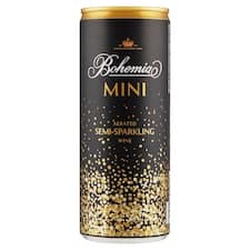 Bohemia Mini bílé perlivé víno dosycené oxidem uhličitým polosladké 0,25l