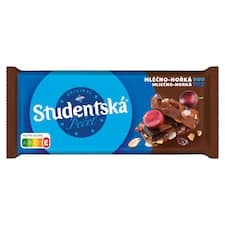 ORION Studentská pečeť Mléčno-Hořká čokoláda s arašídy, rozinkami a želé 170g