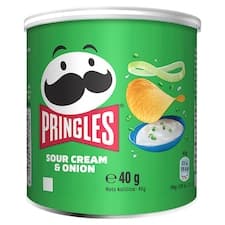 Pringles S příchutí zakysané smetany a cibule 40g