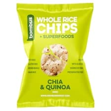 bombus Celozrnné rýžové chipsy chia & quinoa 60g