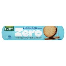 Gullón Zero sušenky plněné čokoládovou náplní 250g