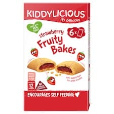 Kiddylicious Koláčky jahodové 6 x 22g