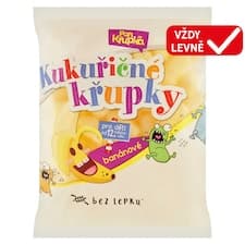 Kukuřičné křupky banánové 40g