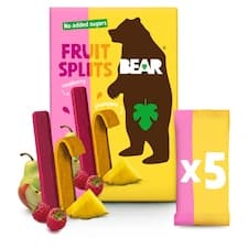 BEAR Fruit Splits malina a ananas 5 x 20g