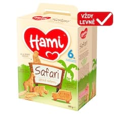 Hami Safari dětské sušenky od uk. 6 měsíce 180g