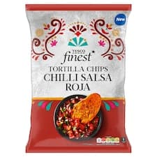 Finest Kukuřičný snack s červenými a zelenými papričkami jalapeño s příchutí chilli 150g