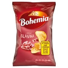 Bohemia Chips s příchutí slanina 60g