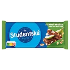 ORION Studentská pečeť Mléčná čokoláda s arašídy, želé a kousky s chutí hrušek 170g