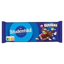 ORION Studentská pečeť Mléčná čokoláda a Lentilky s arašídy a želé 90g
