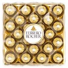 Ferrero Rocher Oplatky s polevou z mléčné čokolády a drcenými lískovými oříšky 24 ks 300g