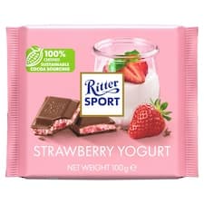 Ritter Sport Čokoláda jahoda a jogurt 100g
