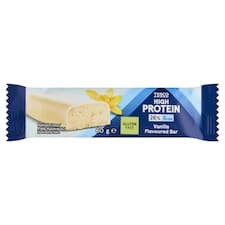 Proteinová tyčinka s vanilkovou příchutí máčená v bílé polevě 60g