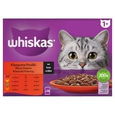 Whiskas Klasické pokrmy ve šťávě 12 x 85g (1,02kg)